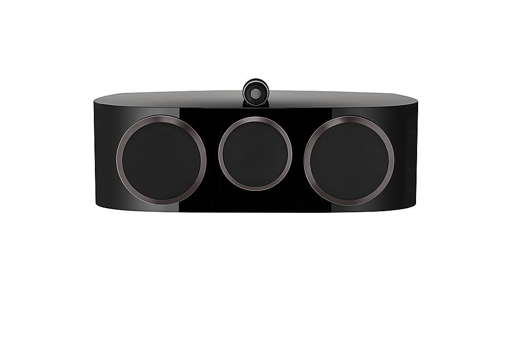 Alt View 11. Bowers & Wilkins - 800 Series Diamond 1" Diamond Tweeter, 6" Midrange, Dual 8" Woofer Center Channel Speaker (each) - Gloss Black.