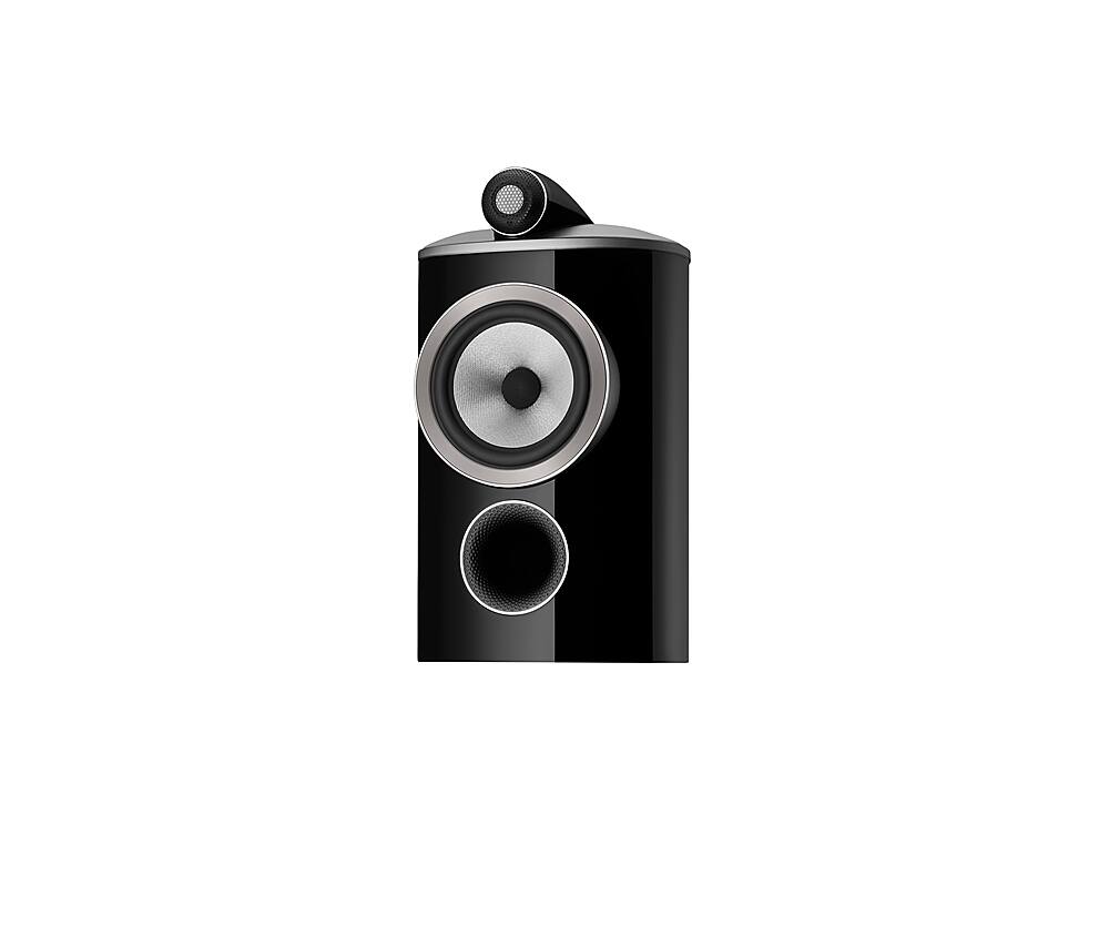 Left. Bowers & Wilkins - 805 D4 Diamond 2-way Bookshelf Speaker (each) - Gloss Black.