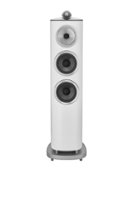 Bowers & Wilkins - 800 Series Diamond 1" Diamond Tweeter, 5" Midrange, Dual 6.5" Woofer Floorstanding Speaker (each) - White - Front_Zoom