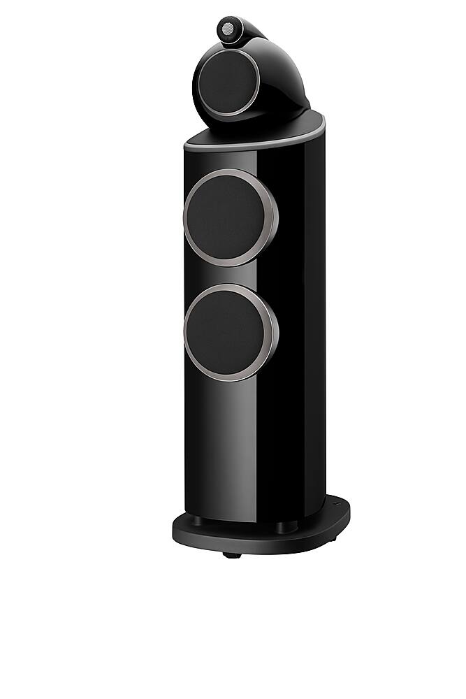 Alt View 11. Bowers & Wilkins - 800 Series Diamond 1" Diamond Tweeter, 5" Midrange in Turbine Head, Dual 7" Woofer Floorstanding Speaker (each) - Gloss Black.