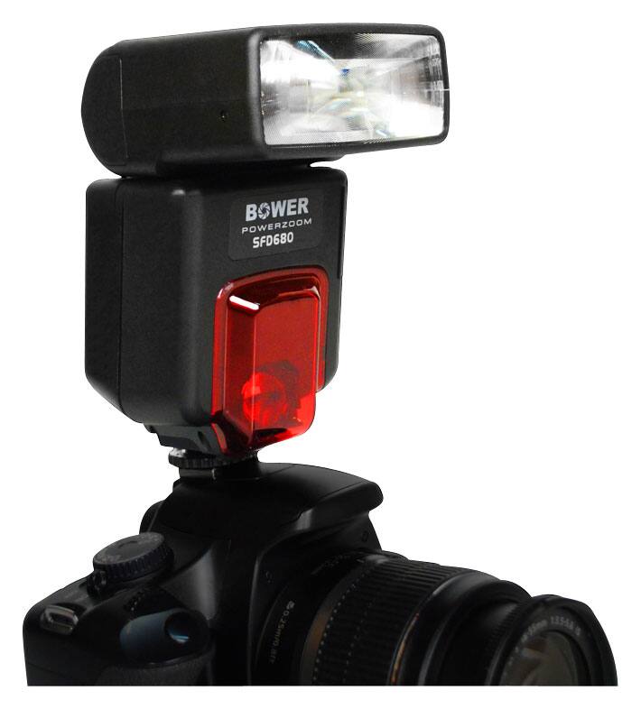 Alt View 12. Bower - Digital Power Zoom External Flash - Black.