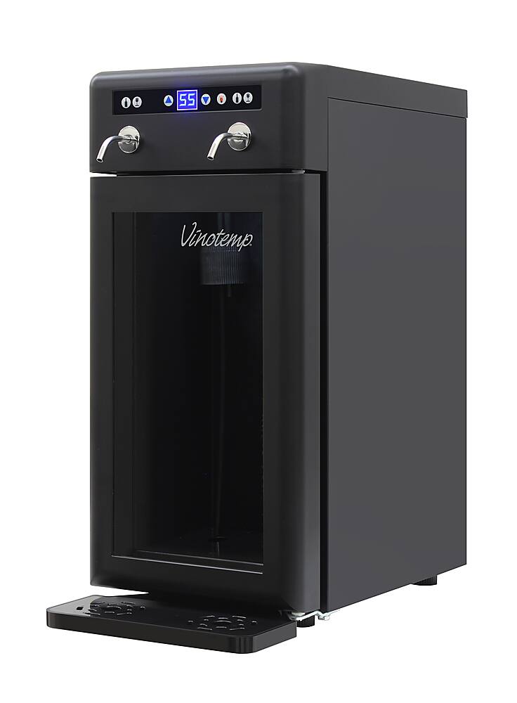 Alt View 11. Vinotemp - 2-Bottle Wine Dispenser - Black.