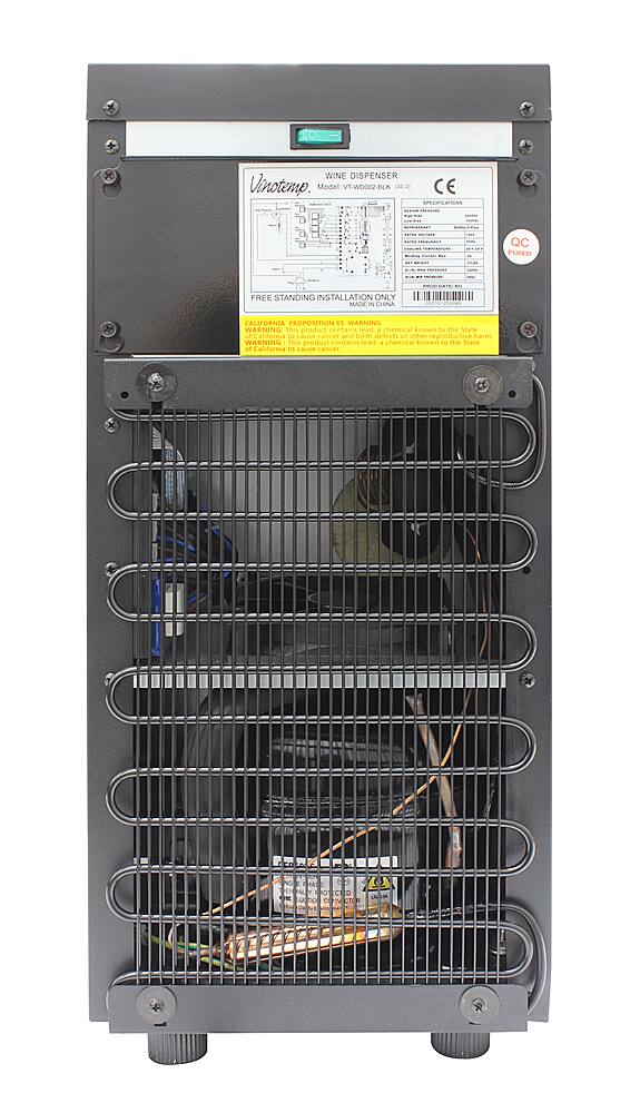 Alt View Zoom 17. Vinotemp - 2-Bottle Wine Dispenser - Black.