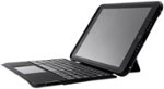 OtterBox - Unlimited Series w/Keyboard Folio for Apple® iPad® (7th generation, 8th generation, and 9th generation) - Black Crystal