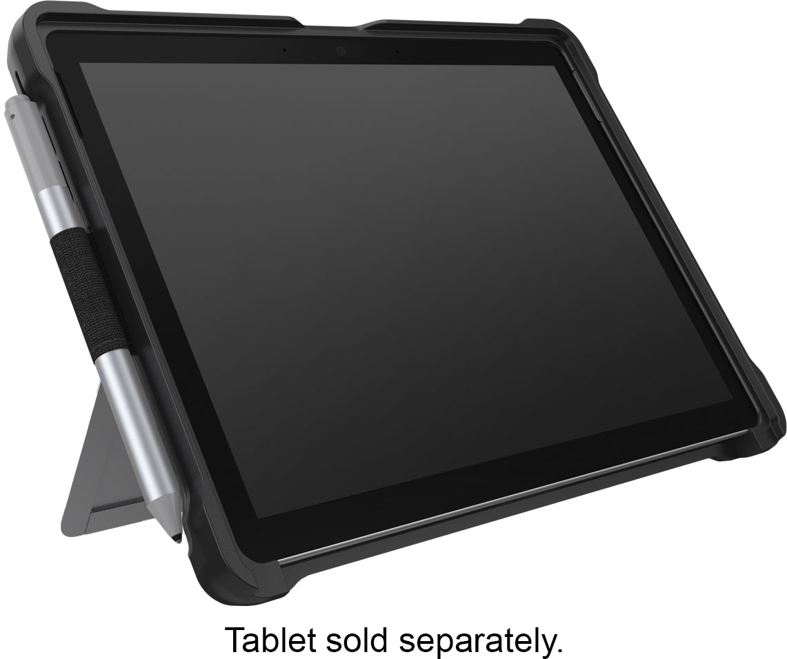 Left View: SaharaCase - ZeroDamage Glass Screen Protector for Microsoft Surface Go - Clear