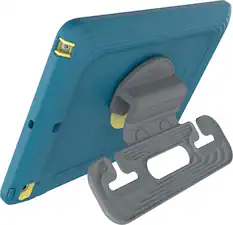 Front. OtterBox - Kids EasyGrab Tablet Case for Apple® iPad® (7th generation, 8th generation, and 9th generation) - Galaxy Runner.