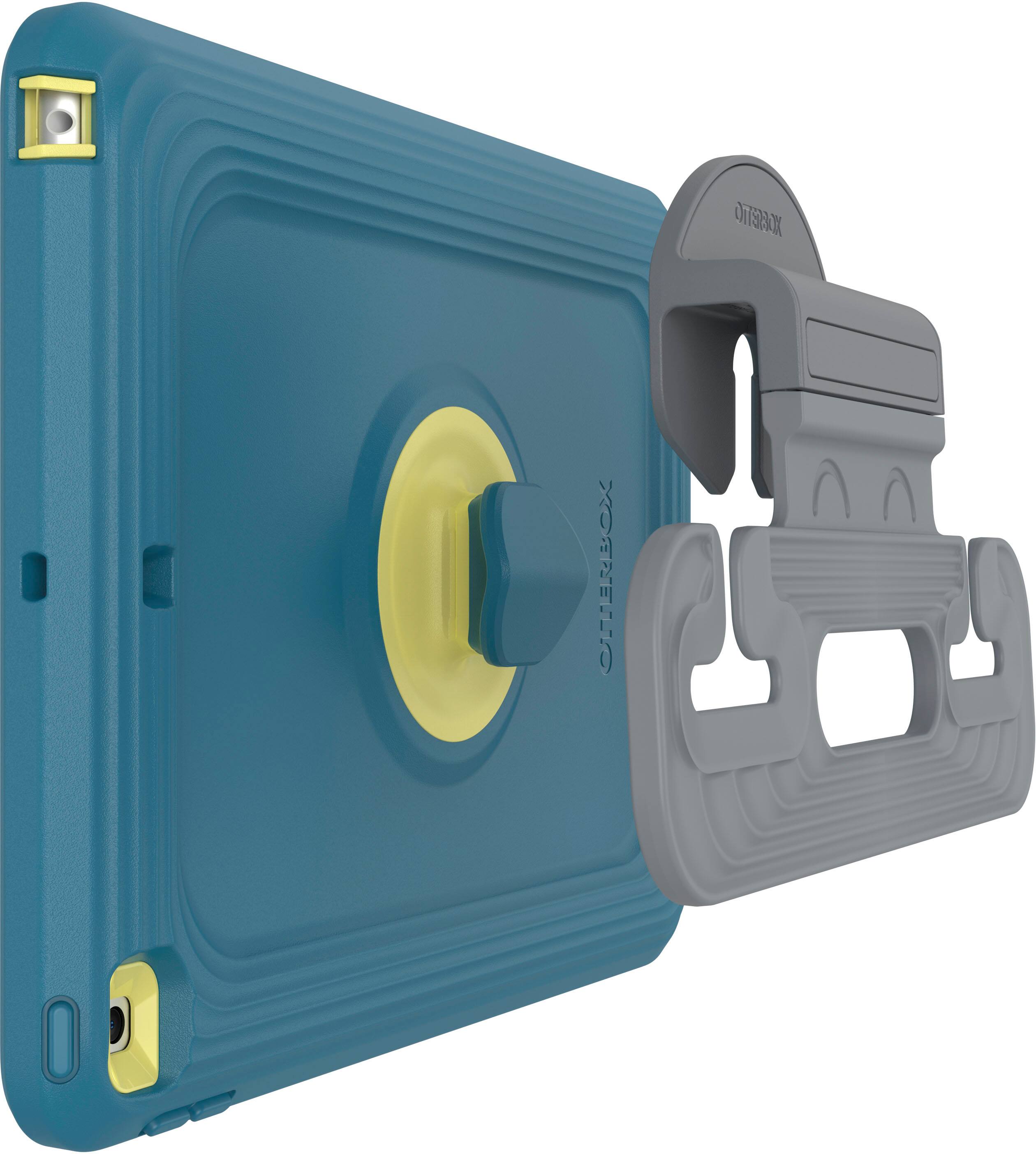 Alt View 11. OtterBox - Kids EasyGrab Tablet Case for Apple® iPad® (7th generation, 8th generation, and 9th generation) - Galaxy Runner.