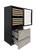 Alt View 12. Vinotemp - 135-Bottle Wine Cooler with Drawer - Black.