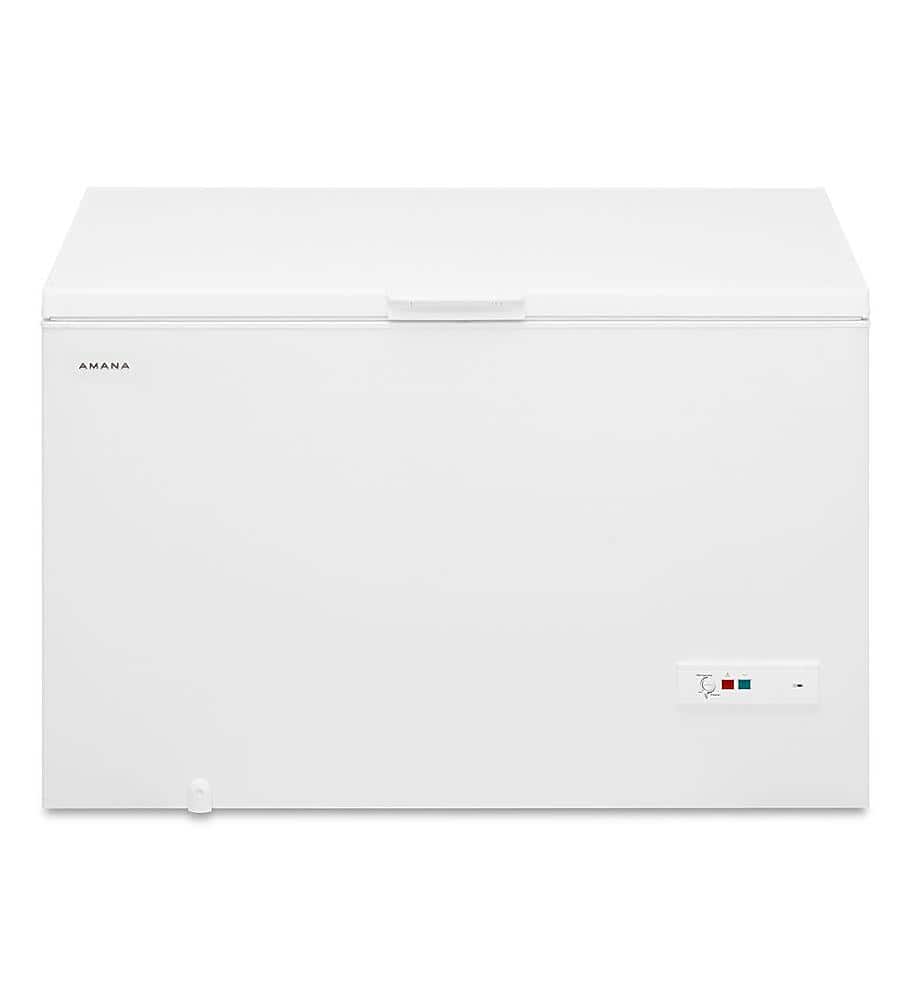 Amana - 16 Cu. Ft. Chest Freezer with Basket - White - Front_Zoom