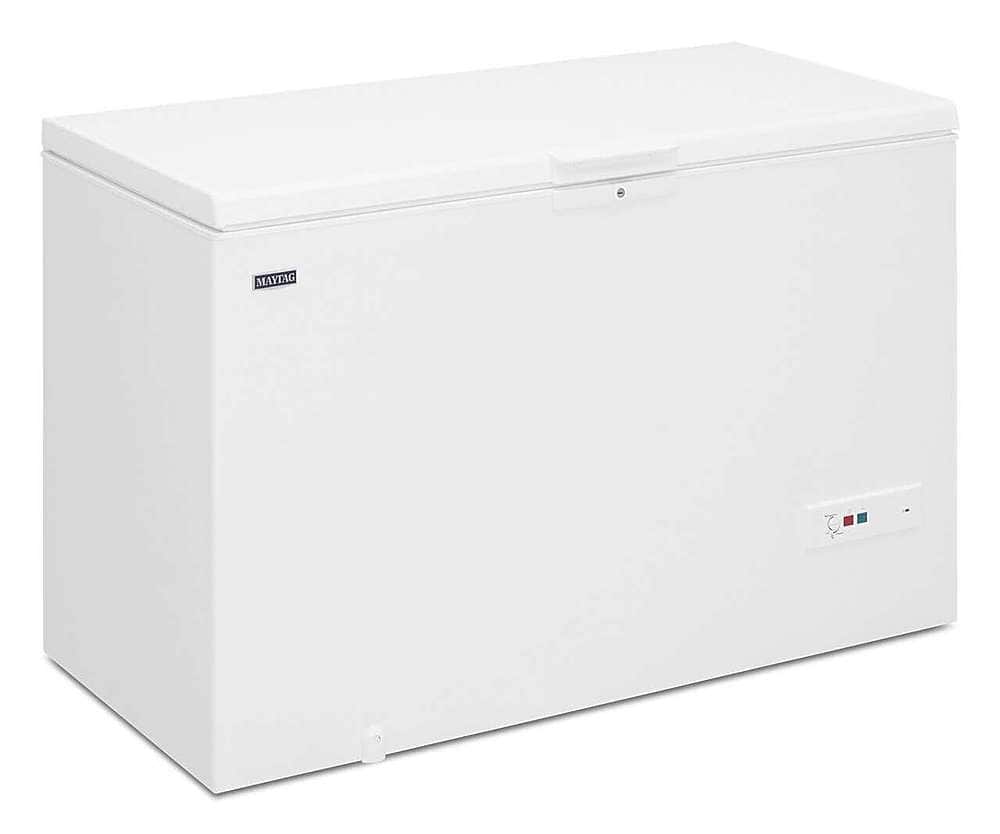 Left. Maytag - 16 Cu. Ft. Chest Freezer with Power Loss Assist - White.