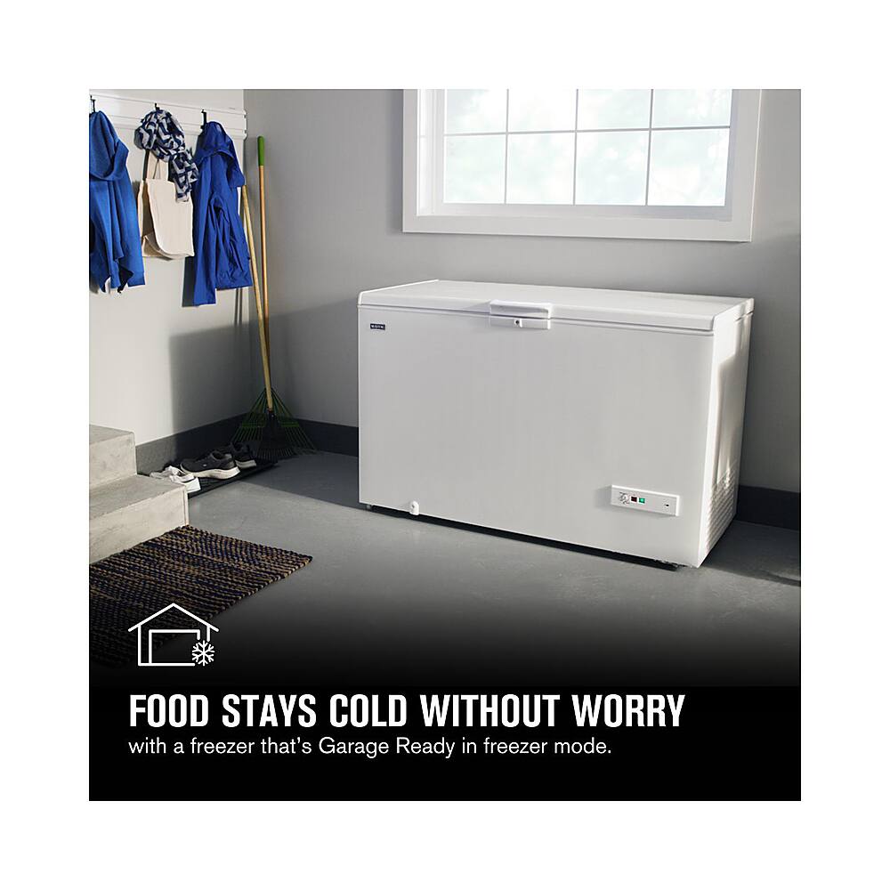 Alt View 18. Maytag - 16 Cu. Ft. Chest Freezer with Power Loss Assist - White.