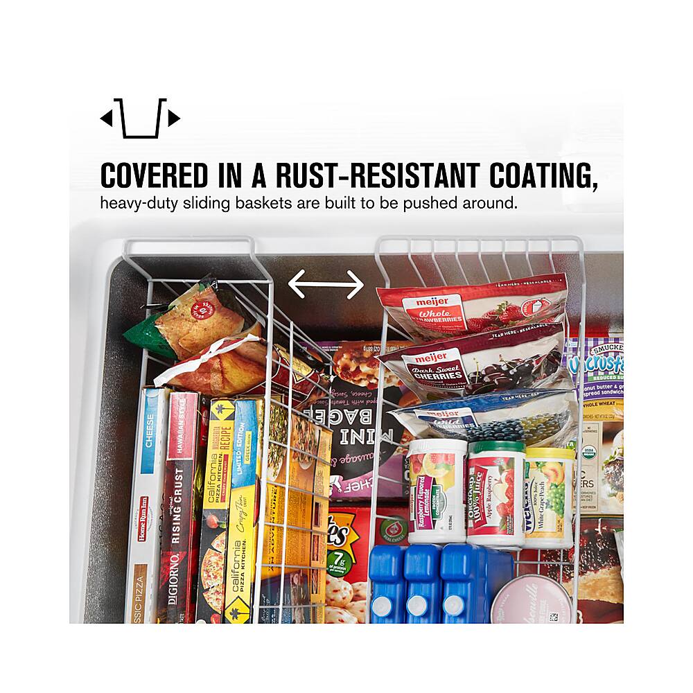 Alt View 20. Maytag - 16 Cu. Ft. Chest Freezer with Power Loss Assist - White.