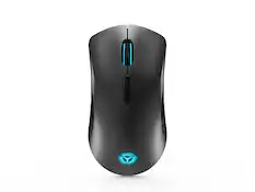 Front. Lenovo - Legion M600 Wireless Optical Gaming Ambidextrous Mouse with RGB Lighting - Iron Grey.