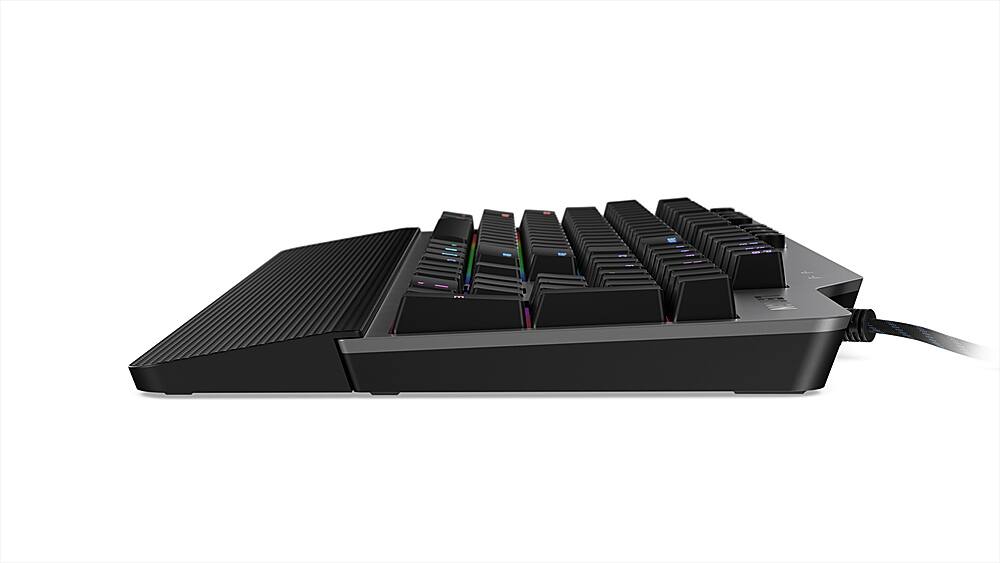 Alt View 19. Lenovo - Legion K500 Full-size Wired RGB Mechanical Gaming Keyboard - Black.