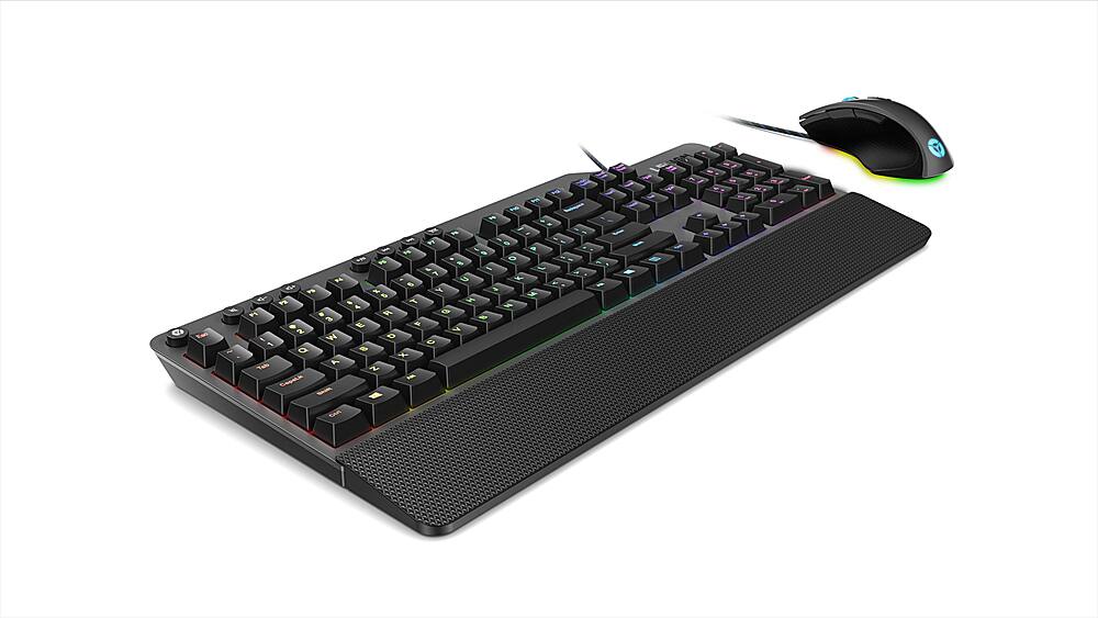 Alt View 20. Lenovo - Legion K500 Full-size Wired RGB Mechanical Gaming Keyboard - Black.