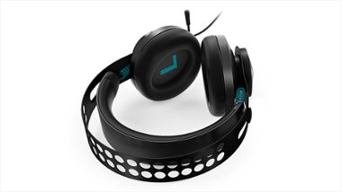 Lenovo - Legion H300 Wired Stereo Gaming Headset for PC - Black - Front_Zoom