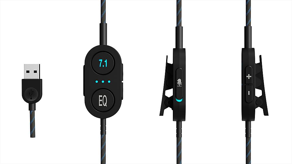 Alt View 18. Lenovo - Legion H500 Pro Wired Gaming Headset for PC - Iron Gray.