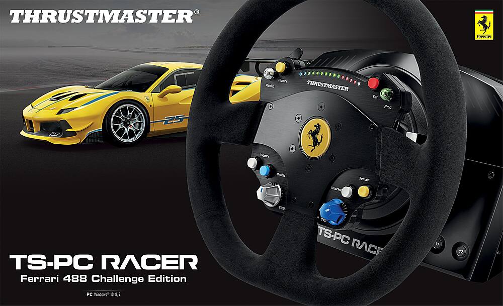 Alt View 16. Thrustmaster - TS-PC Racer Ferrari 488 Challenge Edition Racing Wheel for PC.