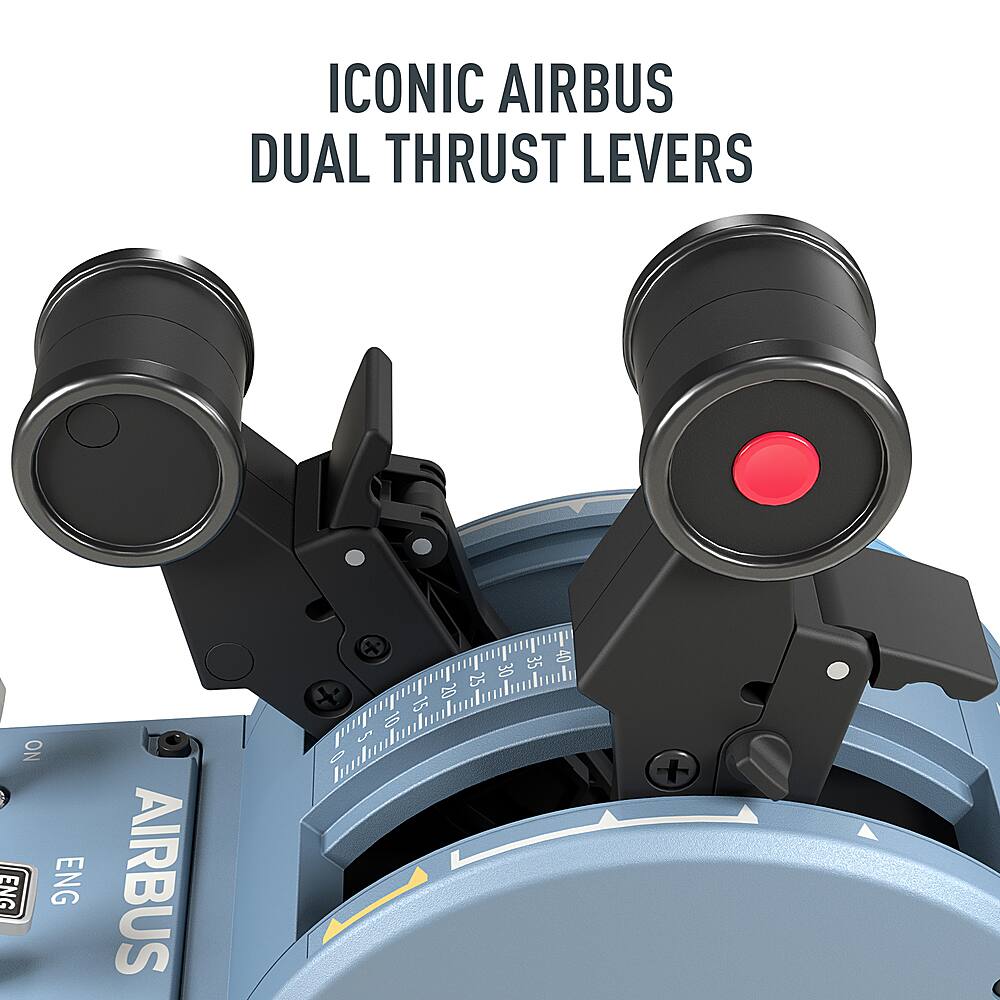 Alt View 13. Thrustmaster - TCA Officer Pack Airbus Edition Joystick for PC - Black.