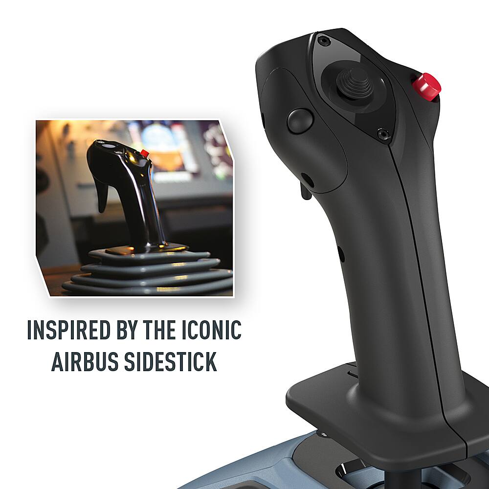 Alt View 16. Thrustmaster - TCA Officer Pack Airbus Edition Joystick for PC - Black.