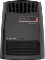 Lasko - Digital Ceramic Heater with Warm Air Motion Technology - Black - Front_Zoom
