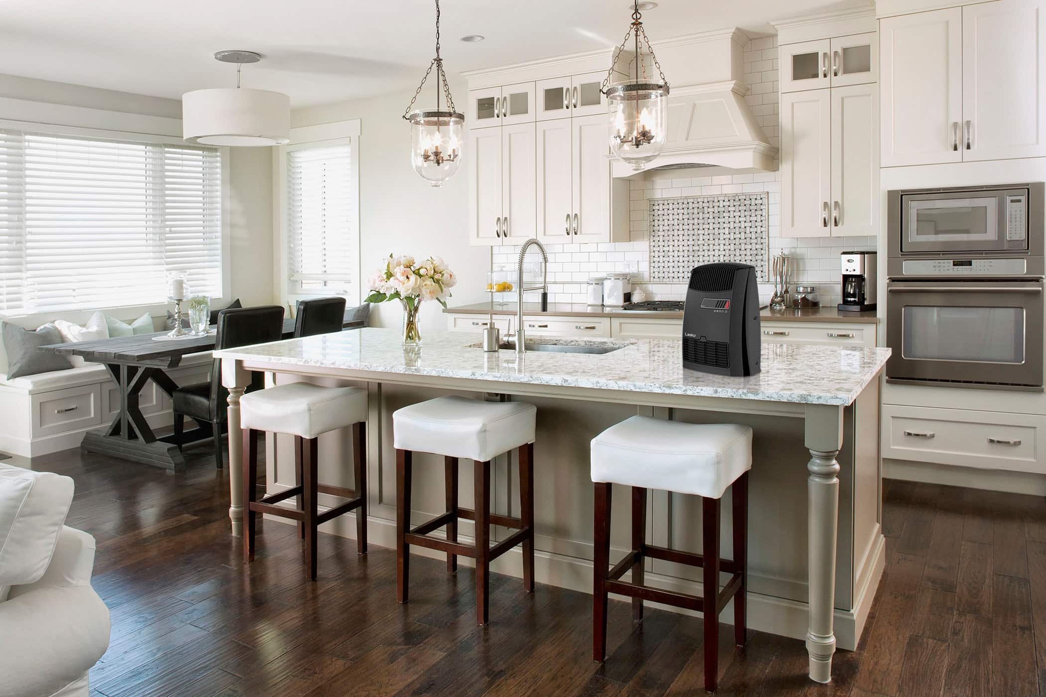 Alt View 14. Lasko - Portable Digital Ceramic Space Heater with Warm Air Motion Technology - Black.