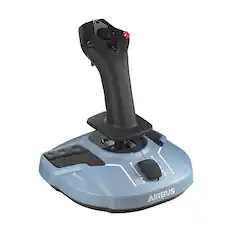 Front. Thrustmaster - TCA Sidestick Airbus Edition Joystick for PC - Black.
