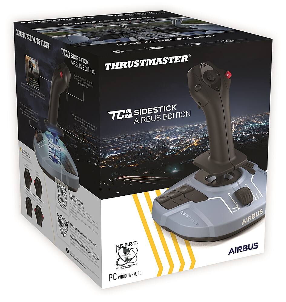 Alt View 15. Thrustmaster - TCA Sidestick Airbus Edition Joystick for PC - Black.
