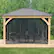 Alt View 13. Yardistry - 11' x 13' Meridian Gazebo Mesh Kit - Black.