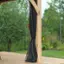 Alt View 16. Yardistry - 11' x 13' Meridian Gazebo Mesh Kit - Black.