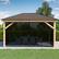 Alt View Zoom 13. Yardistry - 12' x 16' Meridian Gazebo Mesh Kit - Black.