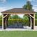 Alt View Zoom 14. Yardistry - 12' x 16' Meridian Gazebo Mesh Kit - Black.