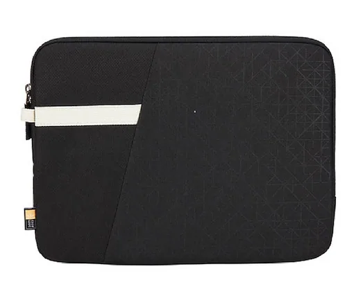 Front. Case Logic - Ibira 11" Laptop Sleeve - Black.