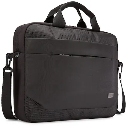 Front. Case Logic - Advantage 14" Attaché - Black.