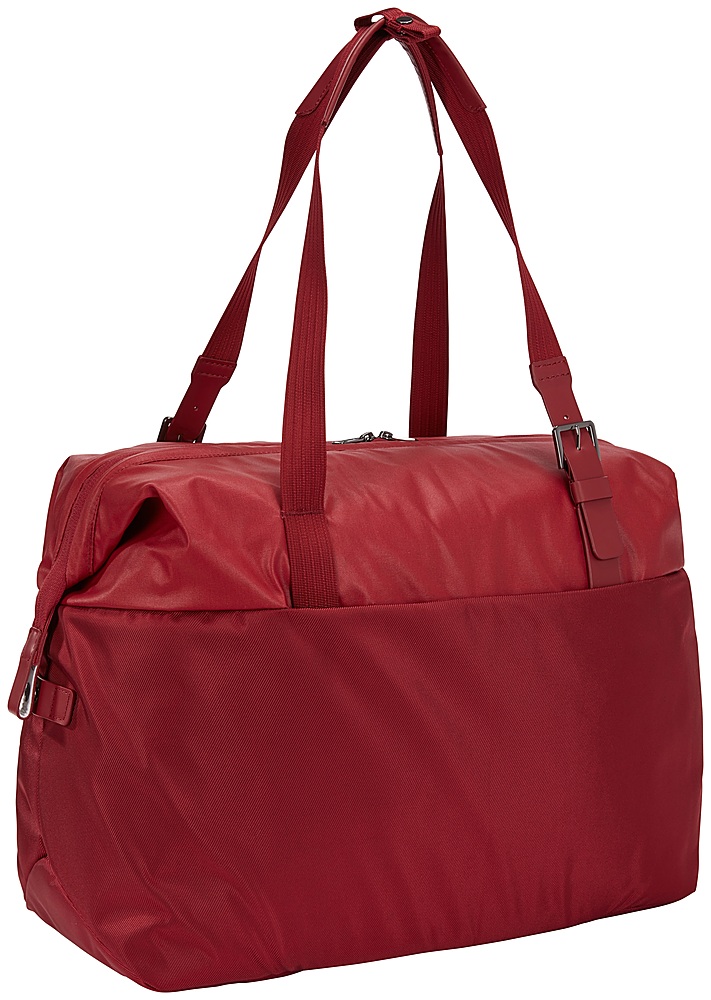 Left View: Thule Spira Weekender Bag 37L - Rio Red