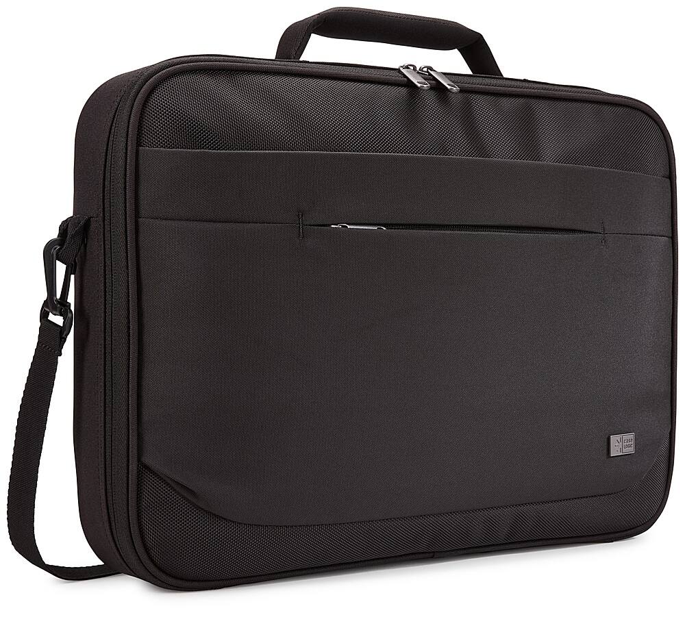 Front. Case Logic - Advantage 15.6" Laptop Briefcase - Black.