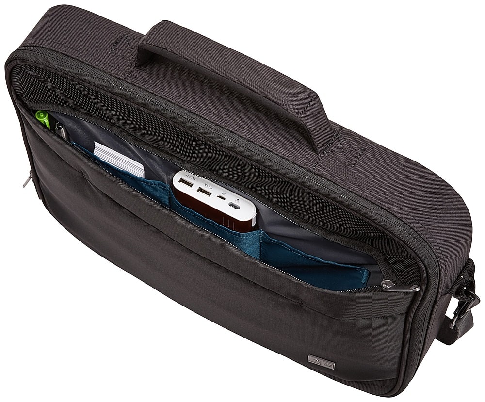 Alt View 13. Case Logic - Advantage 17.3" Laptop Briefcase - Black.