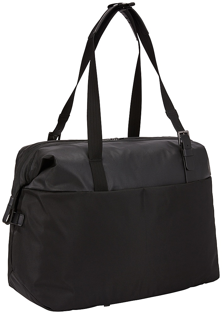 Left View: Thule Spira Weekender Bag 37L - Black