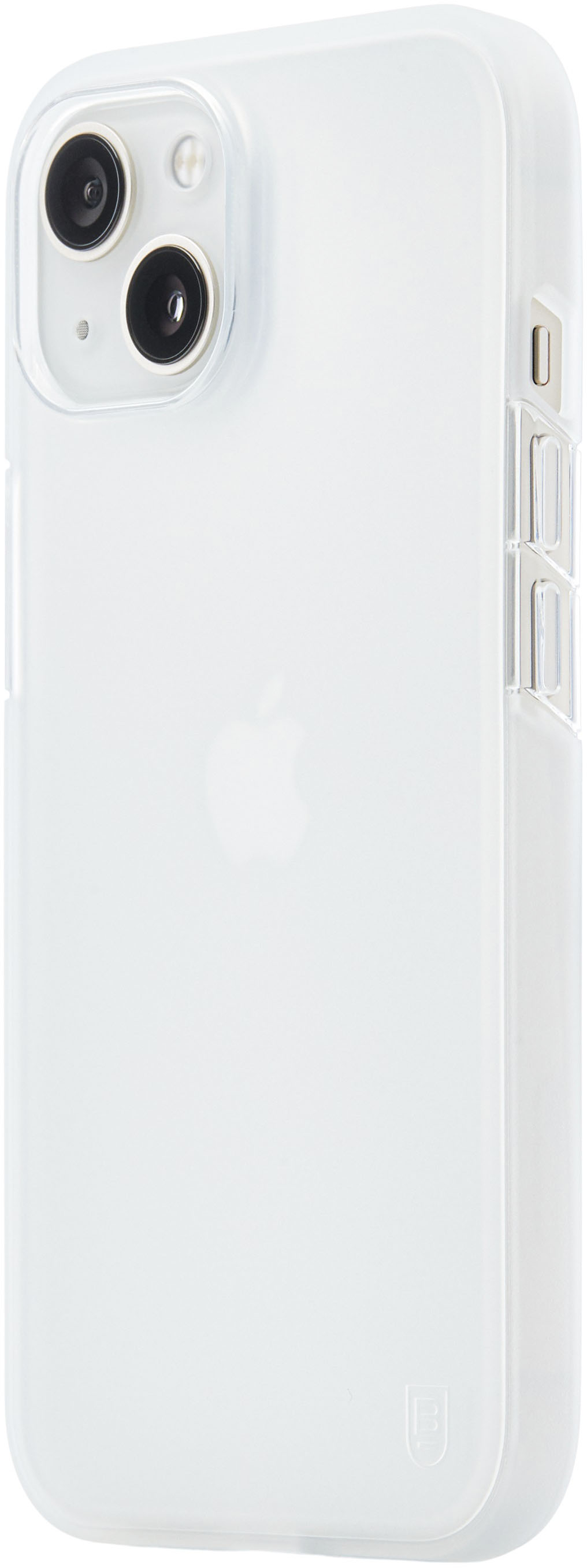 Left View: BodyGuardz - Solitude Case for Apple iPhone 13 with Pureguard - Clear