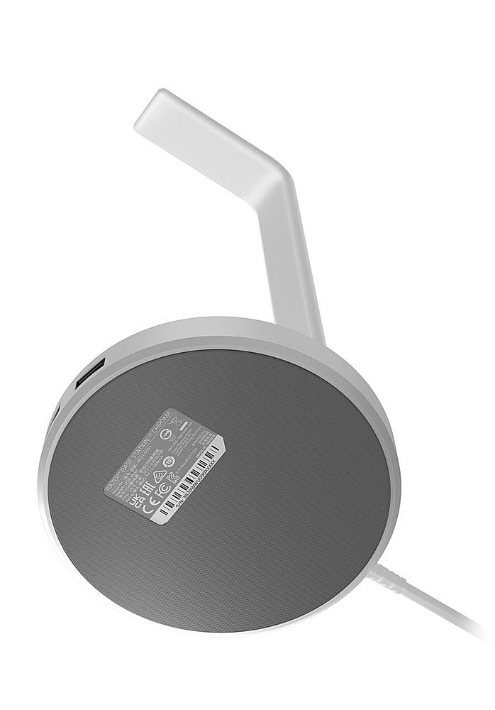 Alt View 13. Razer - Base Station V2 Chroma USB Hub Headset Stand with USB 3.1 Hub and 7.1 Surround Sound powered by Chroma RGB - Mercury.