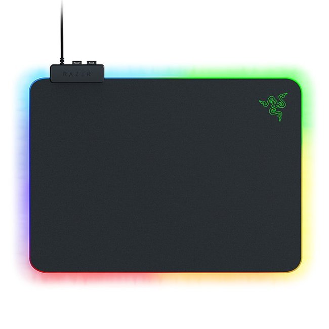 Razer - Firefly V2 Hard Surface Gaming Mouse Pad with Chroma RGB Lighting - Black_0
