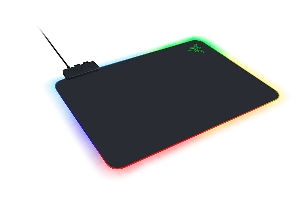 Alt View 11. Razer - Firefly V2 Hard Surface Gaming Mouse Pad with Chroma RGB Lighting - Black.