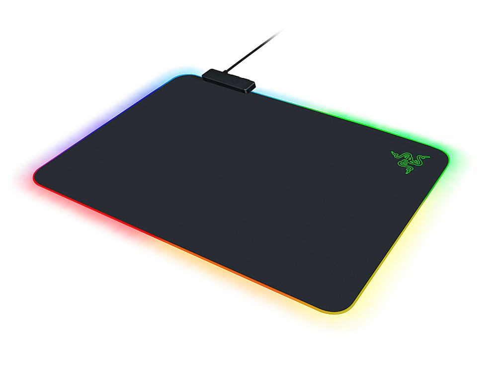 Alt View 13. Razer - Firefly V2 Hard Surface Gaming Mouse Pad with Chroma RGB Lighting - Black.