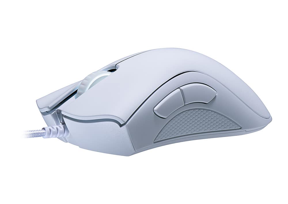 Alt View 11. Razer - DeathAdder Essential Wired Optical Gaming Mouse - White.