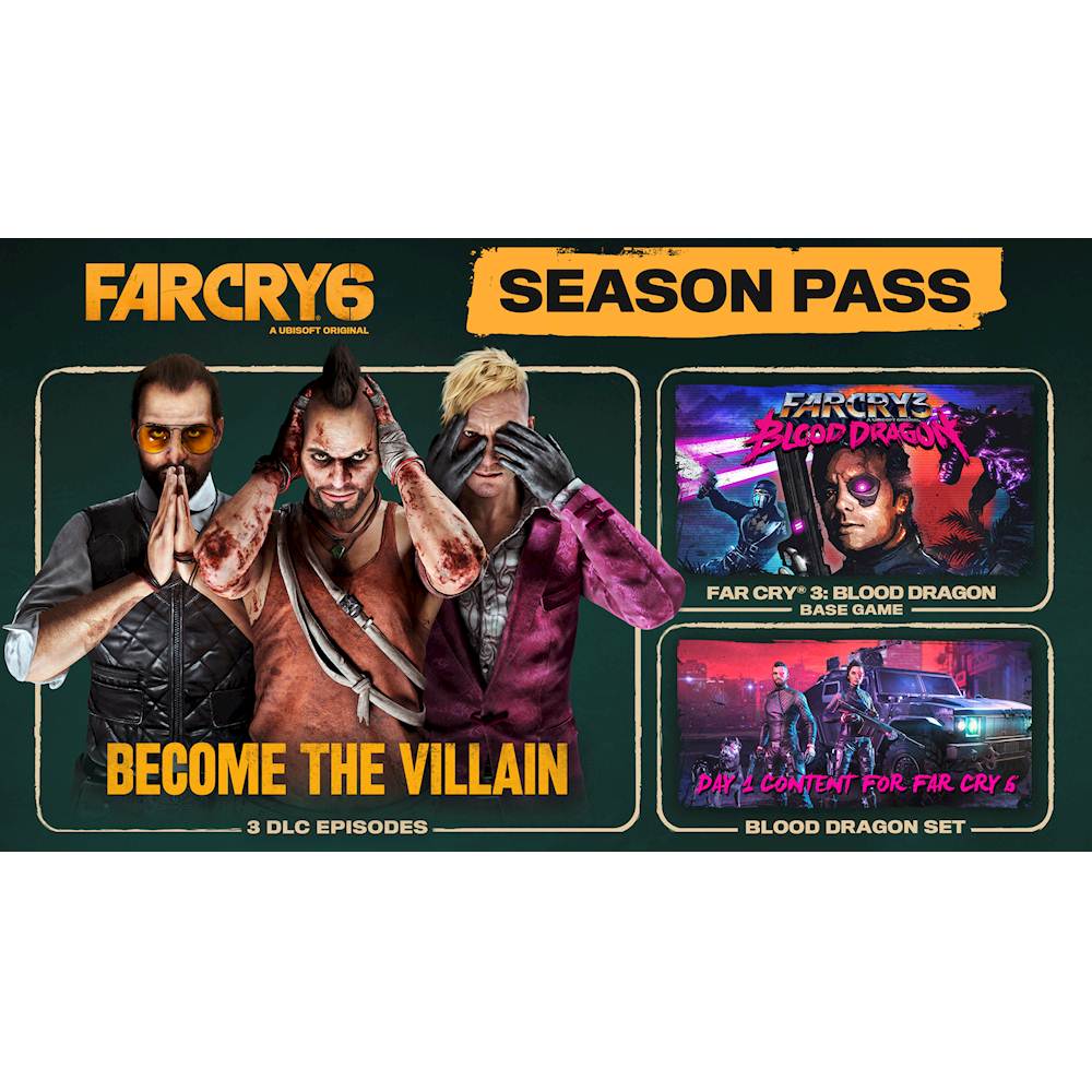 Far Cry 6 Season Pass Xbox One, Xbox Series S, Xbox Series X [Digital]  7D4-00590 - Best Buy
