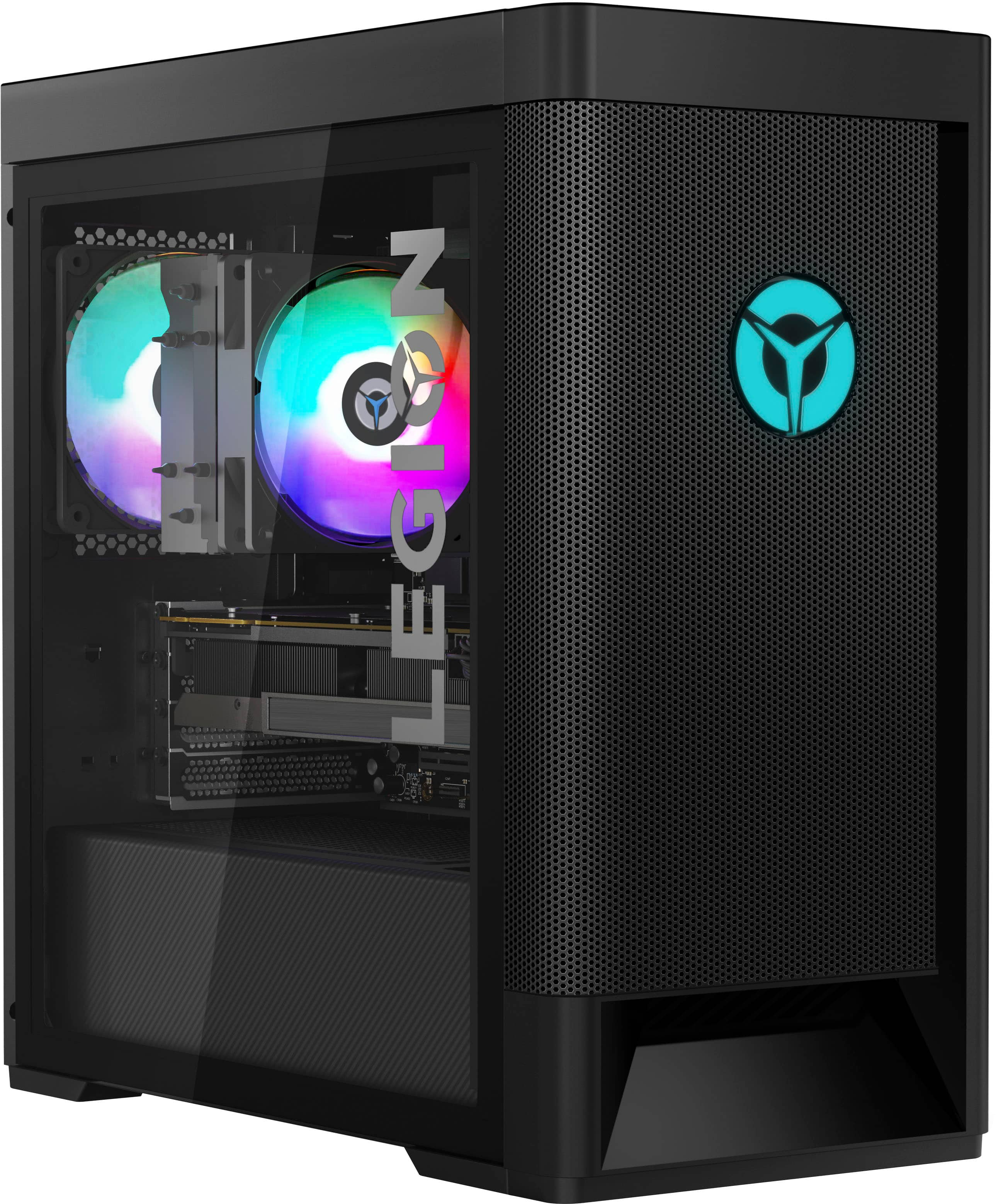 Lenovo - Legion Tower 5 AMD Gaming Desktop - AMD Ryzen 7-5700G - 16GB Memory - NVIDIA GeForce RTX 3060 - 512GB SSD + 1TB HDD - Raven Black