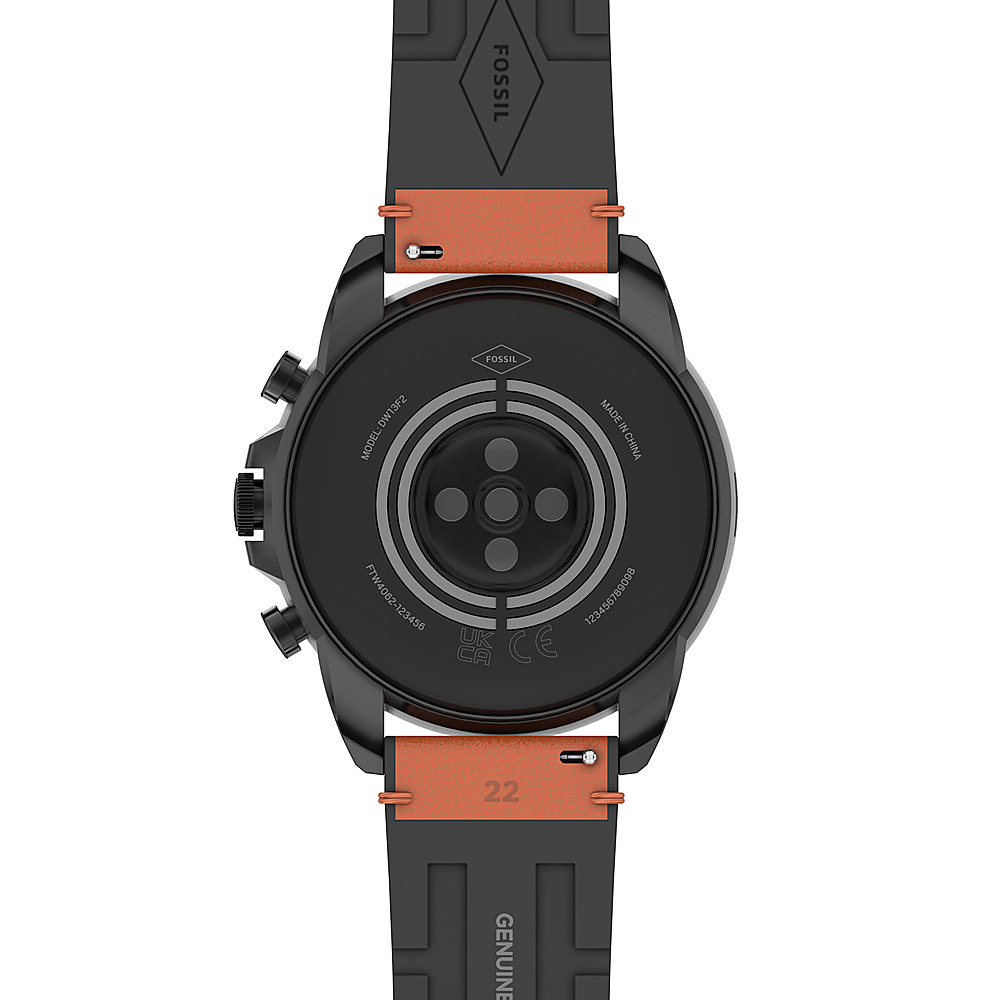 Best Buy: Fossil Gen 6 Smartwatch 44mm Silicone Black FTW4061V