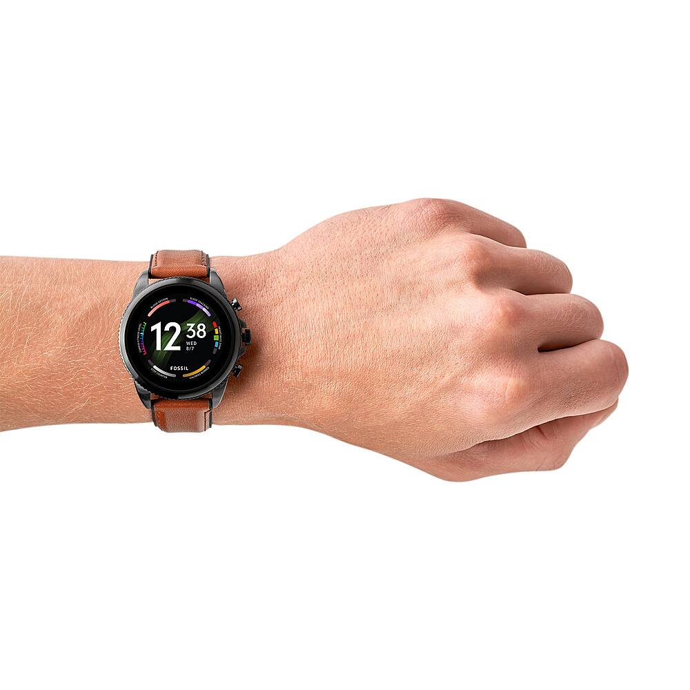 Save .01 on Fossil – Gen 6 Smartwatch 44mm Brown Leather @ BestBuy Save .01 on Fossil – Gen 6 Smartwatch 44mm Brown Leather @ BestBuy