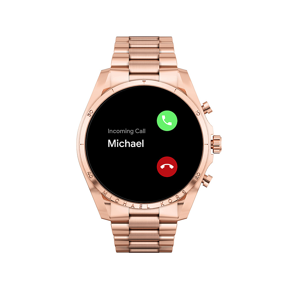 Best Buy: Michael Kors Gen 6 Bradshaw Smartwatch Rose Gold-Tone Stainless  Steel Rose Gold MKT5133V