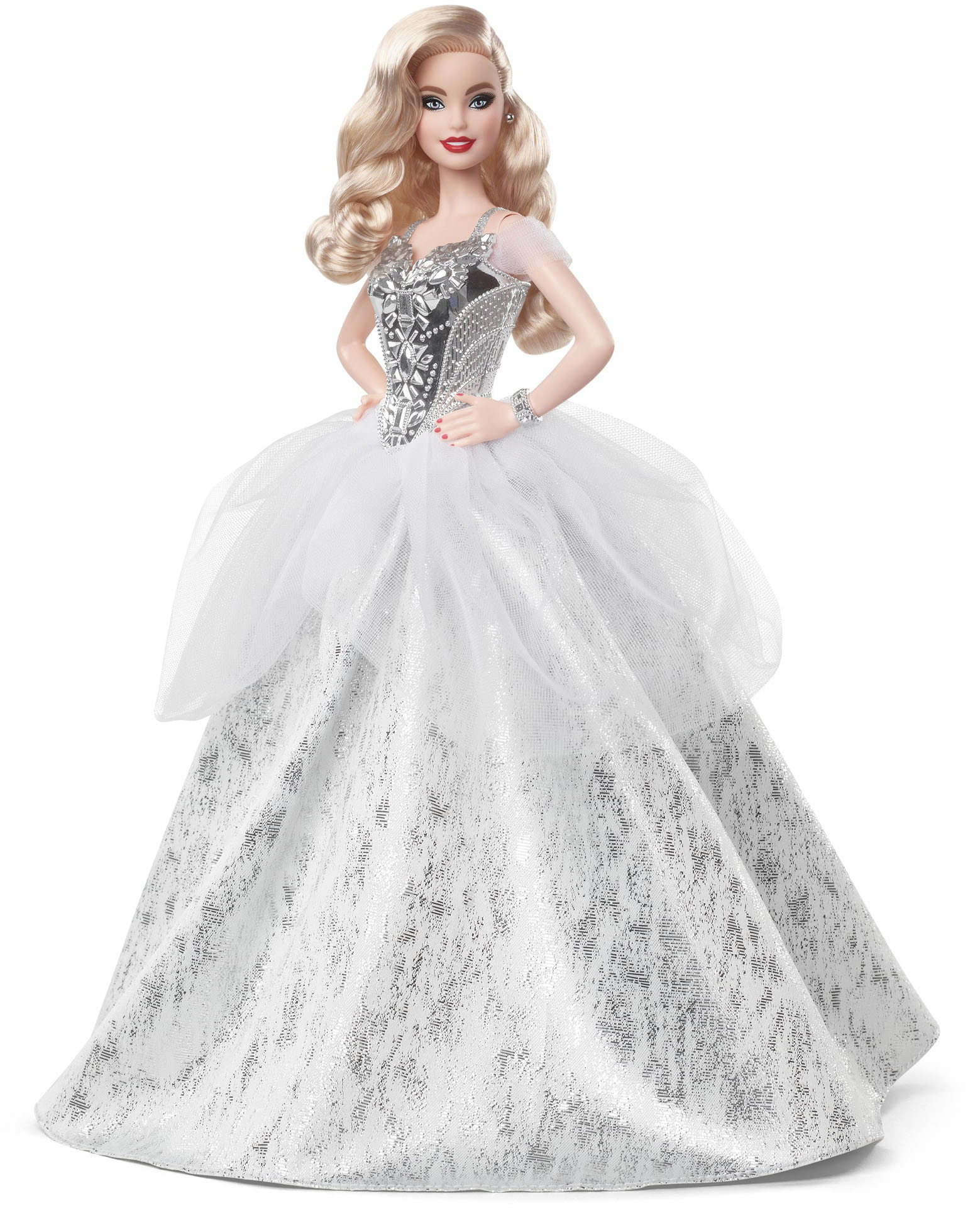 Best Buy: Barbie 2021 Holiday Doll Blonde GXL18